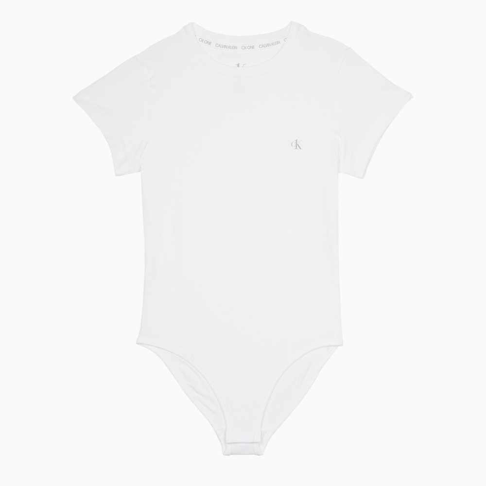 White CK ONE Bodysuit